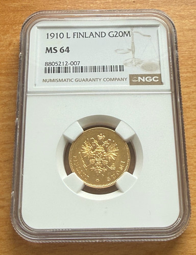 Finland 1910 gold - gold, 20